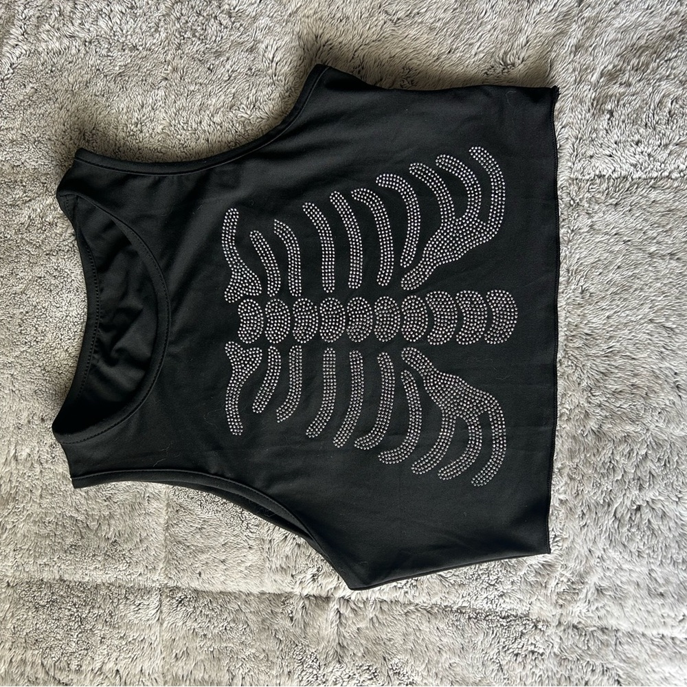 SHEIN Black Garment with Tag Detail